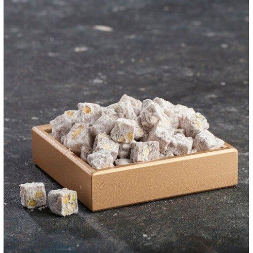 Antep Fıstıklı Çift Kavruk Lokum Tozlu